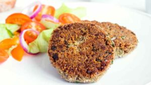 Burger lenticchie e verdure