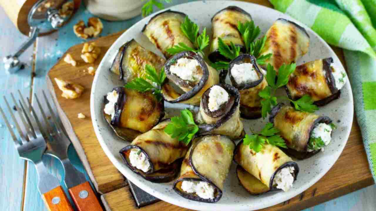 Involtini di melanzane