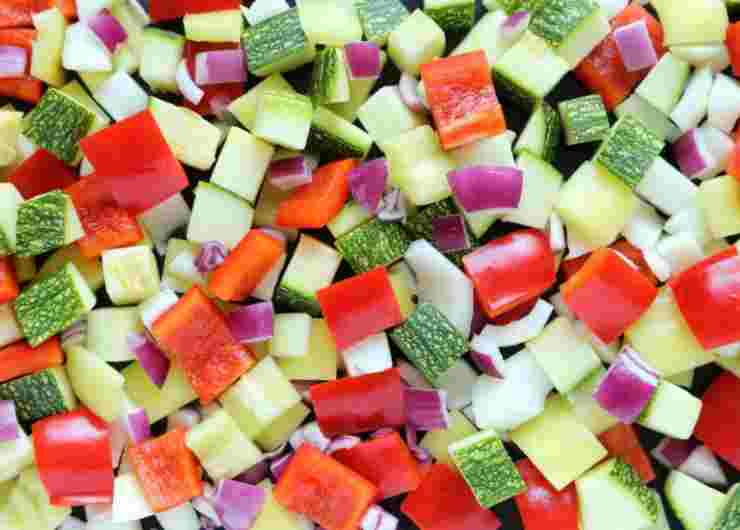 Verdure a cubetti