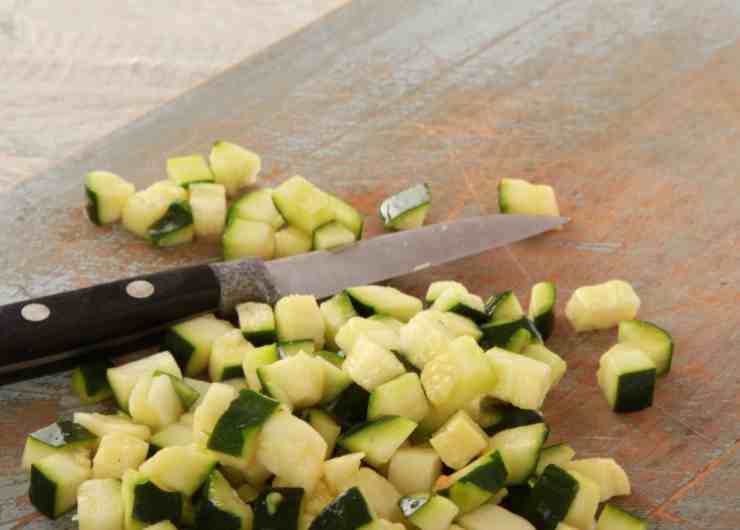 Zucchine a dadini
