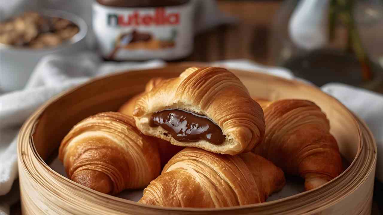 brioche al vapore con nutella