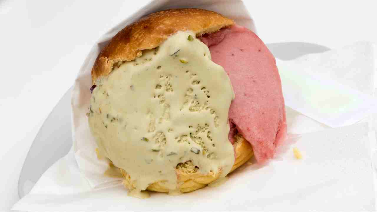 brioche con gelato