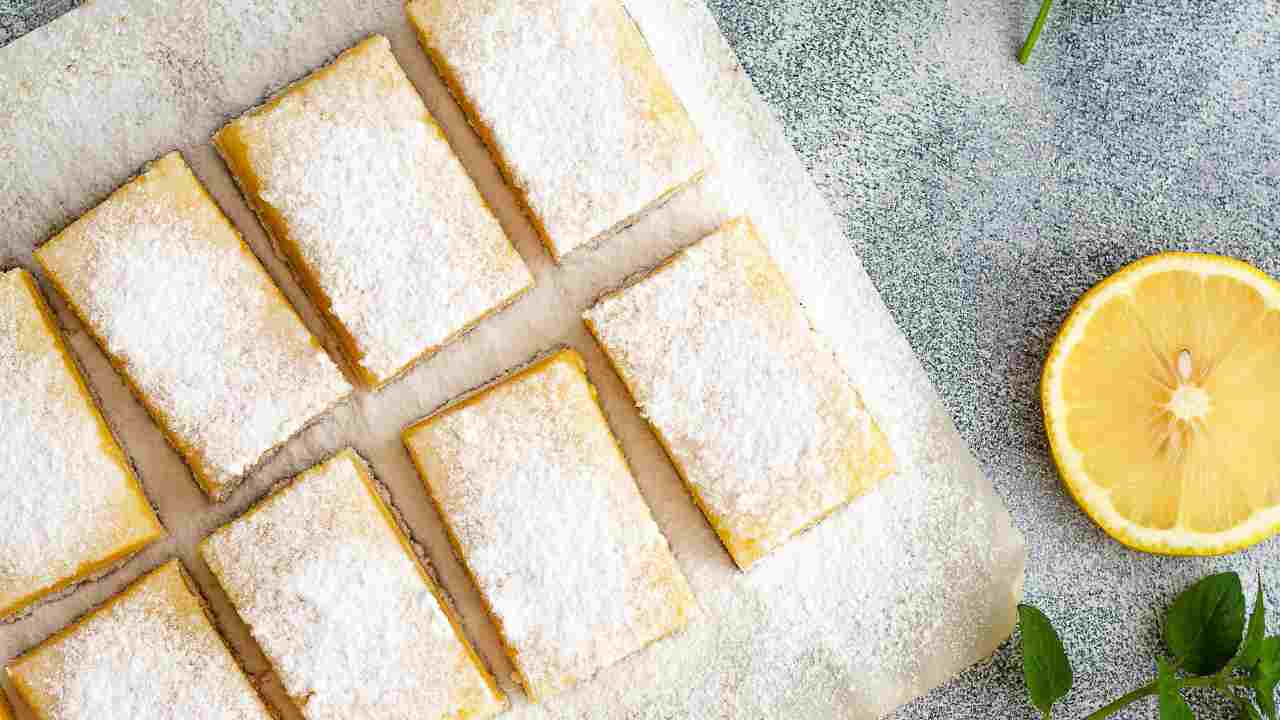 brownies al limone