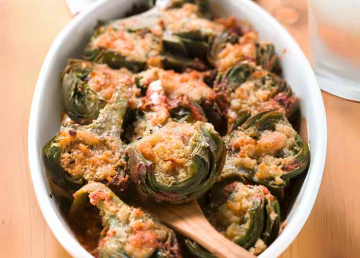 carciofi al gratin