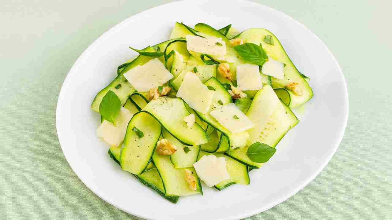 carpaccio di zucchine