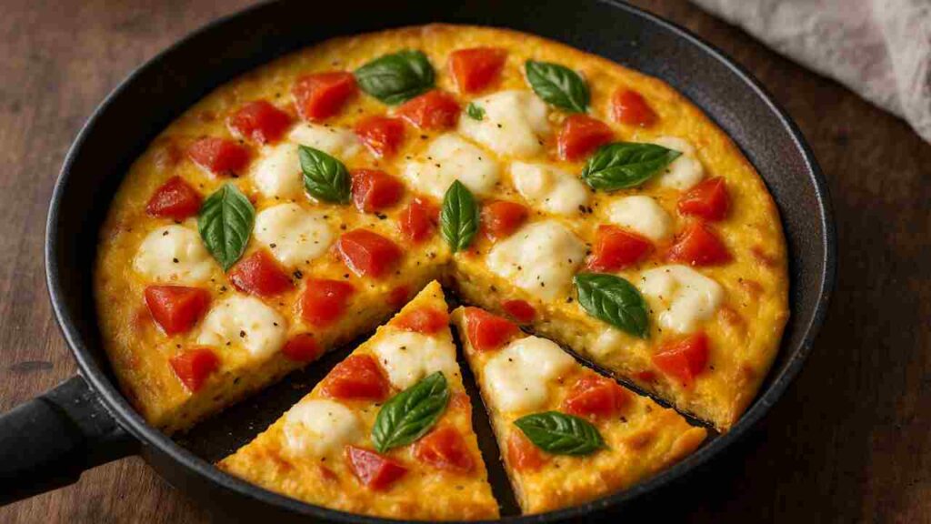 frittata margherita in padella