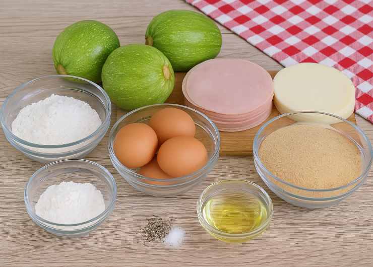 ingredienti cordon bleu di zucchine