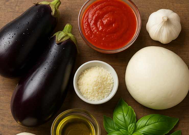 ingredienti melanzane ripiene parmigiana