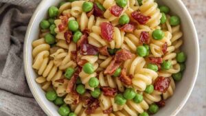 pasta e piselli alla napoletana