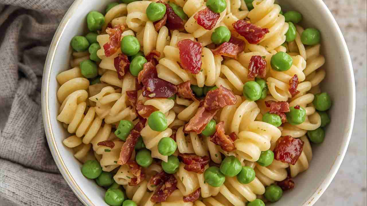 pasta e piselli alla napoletana