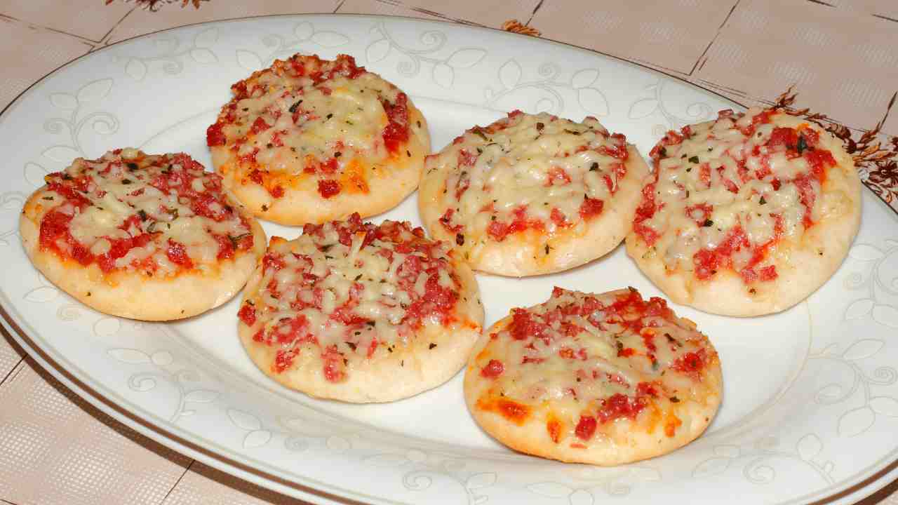 pizzette tonde rosse