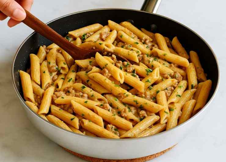 padella e pasta alla montecarlo