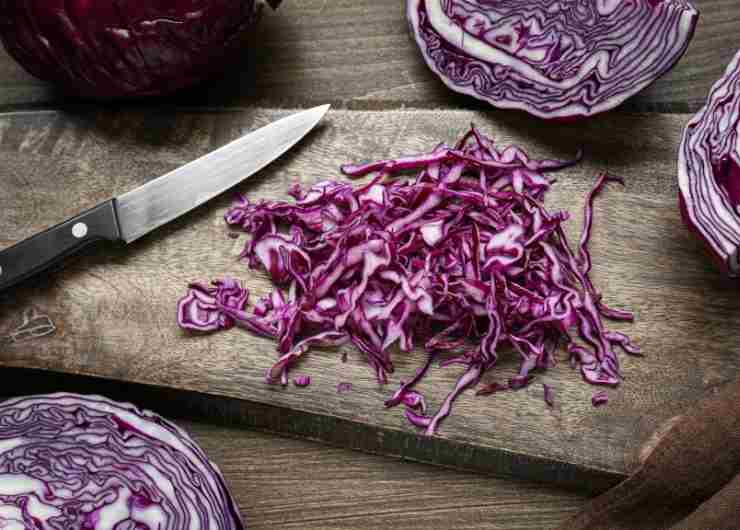 risotto radicchio e salsiccia