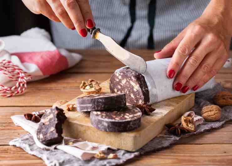 salame cioccolato al caffè