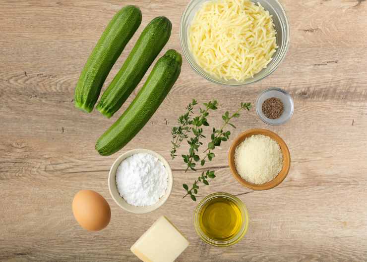 ingredienti schiacciata di zucchine