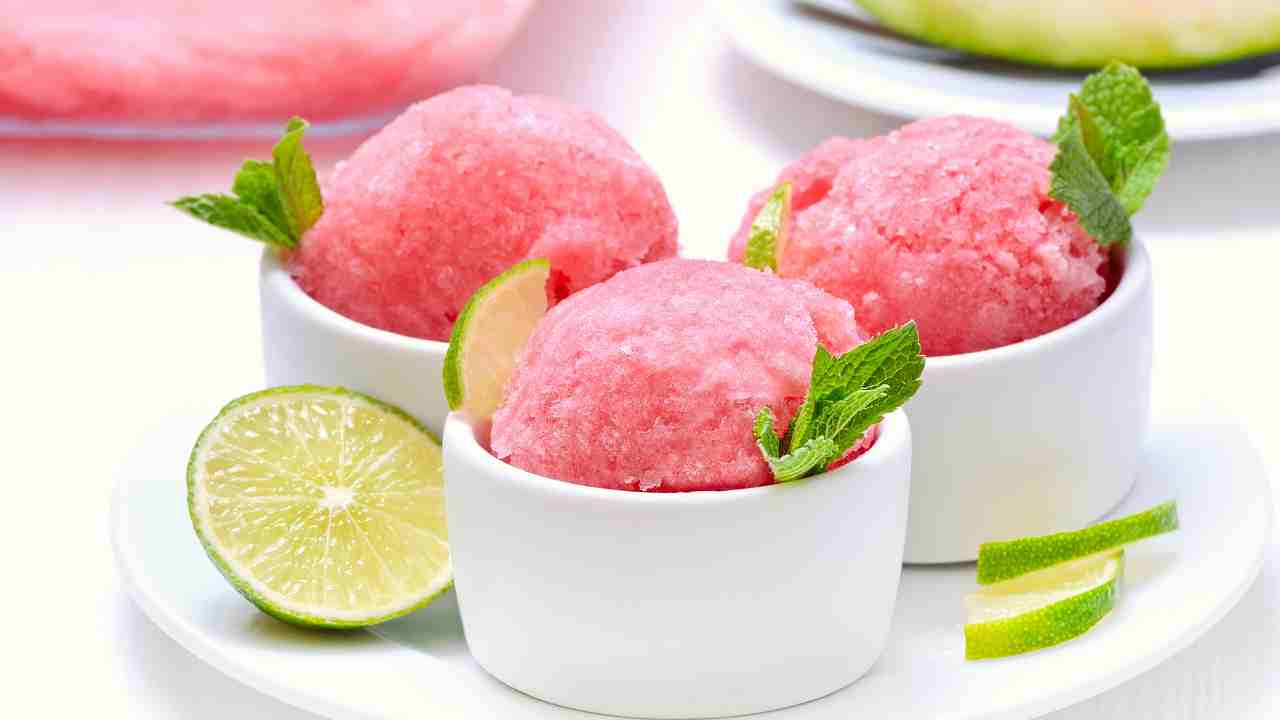 sorbetto all'anguria