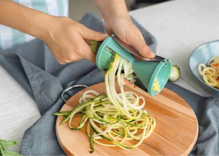spaghetti zucchine