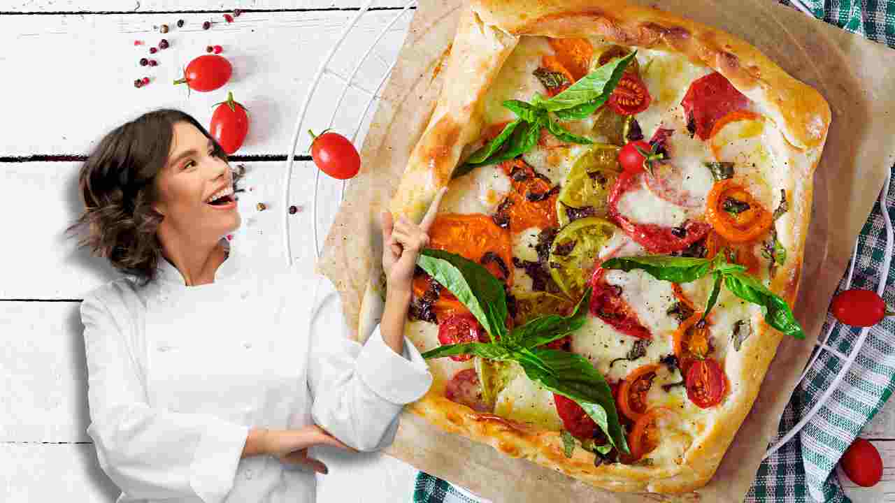 torta salata alla caprese