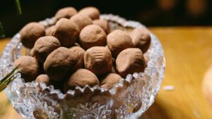 Praline di castagne e cioccolato