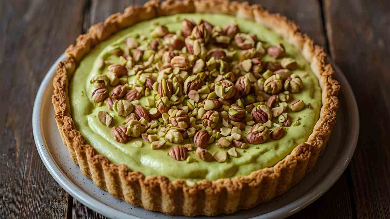 crostata al pistacchio