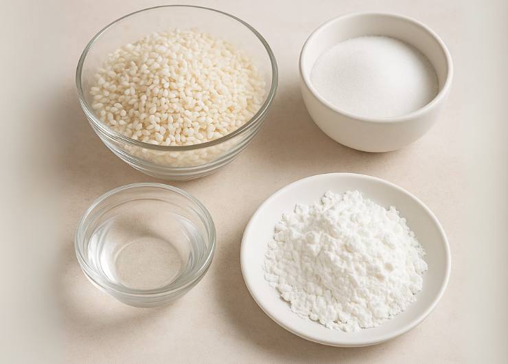 ingredienti per fare i mochi