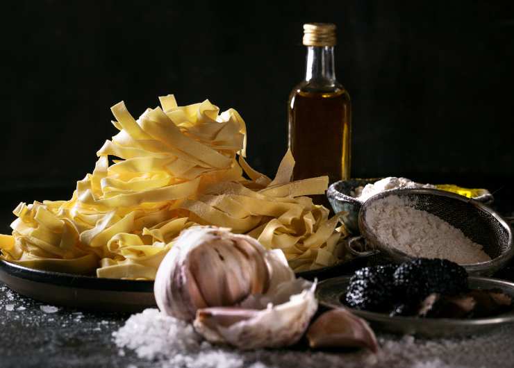 pasta aglio tartufo olio