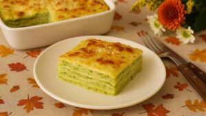 lasagne con crema di zucchine