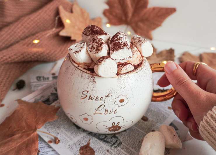 marshmallow in tazza