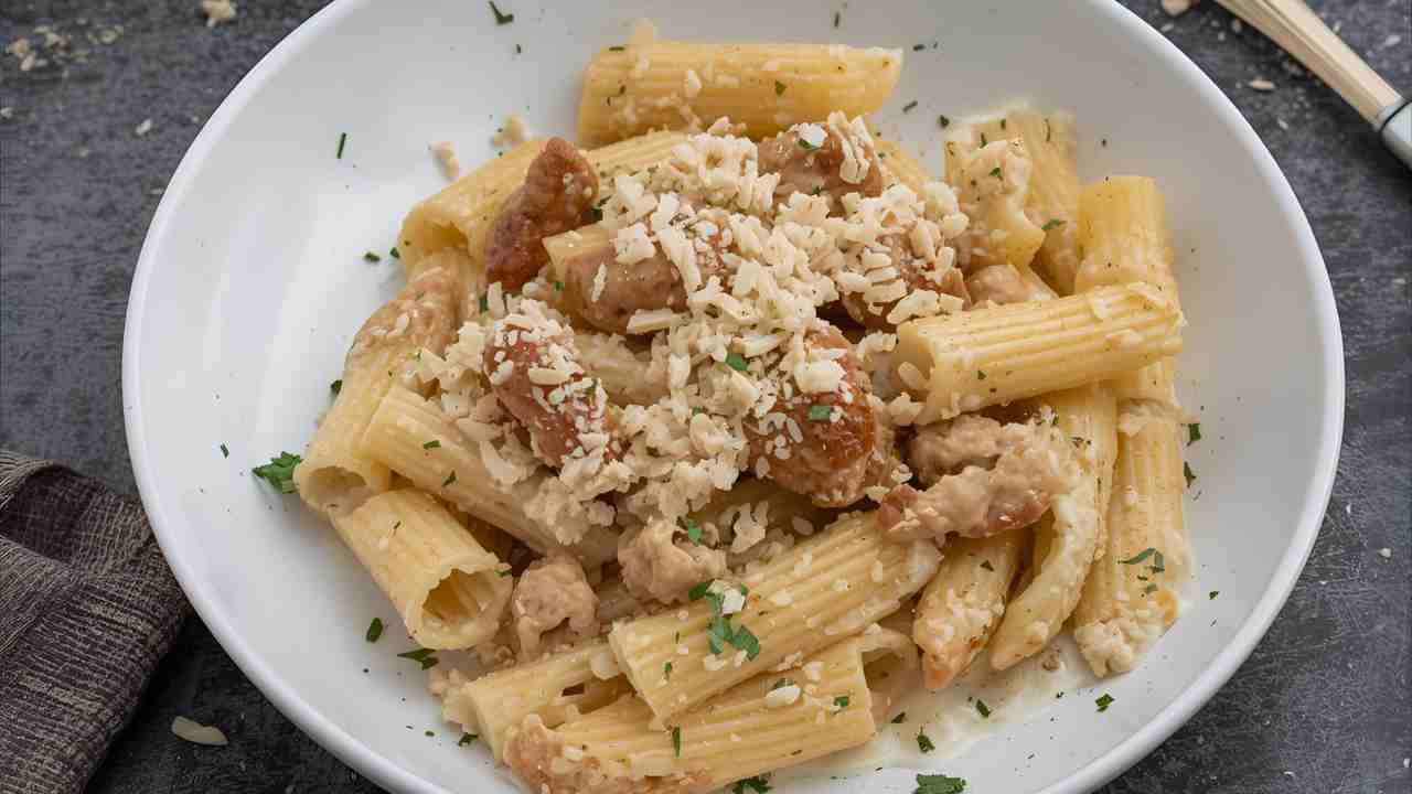 pasta birra salsiccia