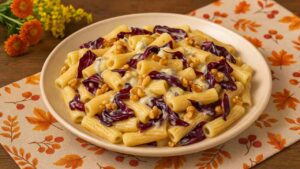 pasta radicchio gorgonzola noci