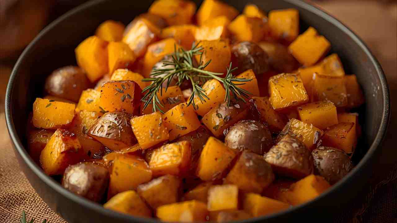patate zucca al forno