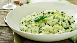 risotto agli spinaci