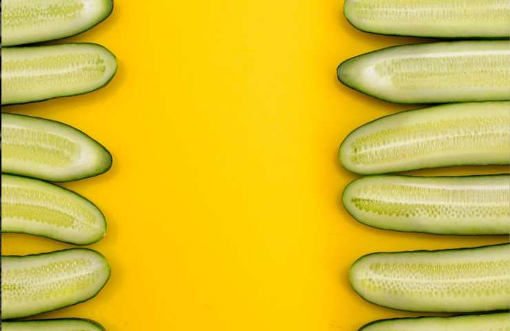 zucchine tagliate per il lungo